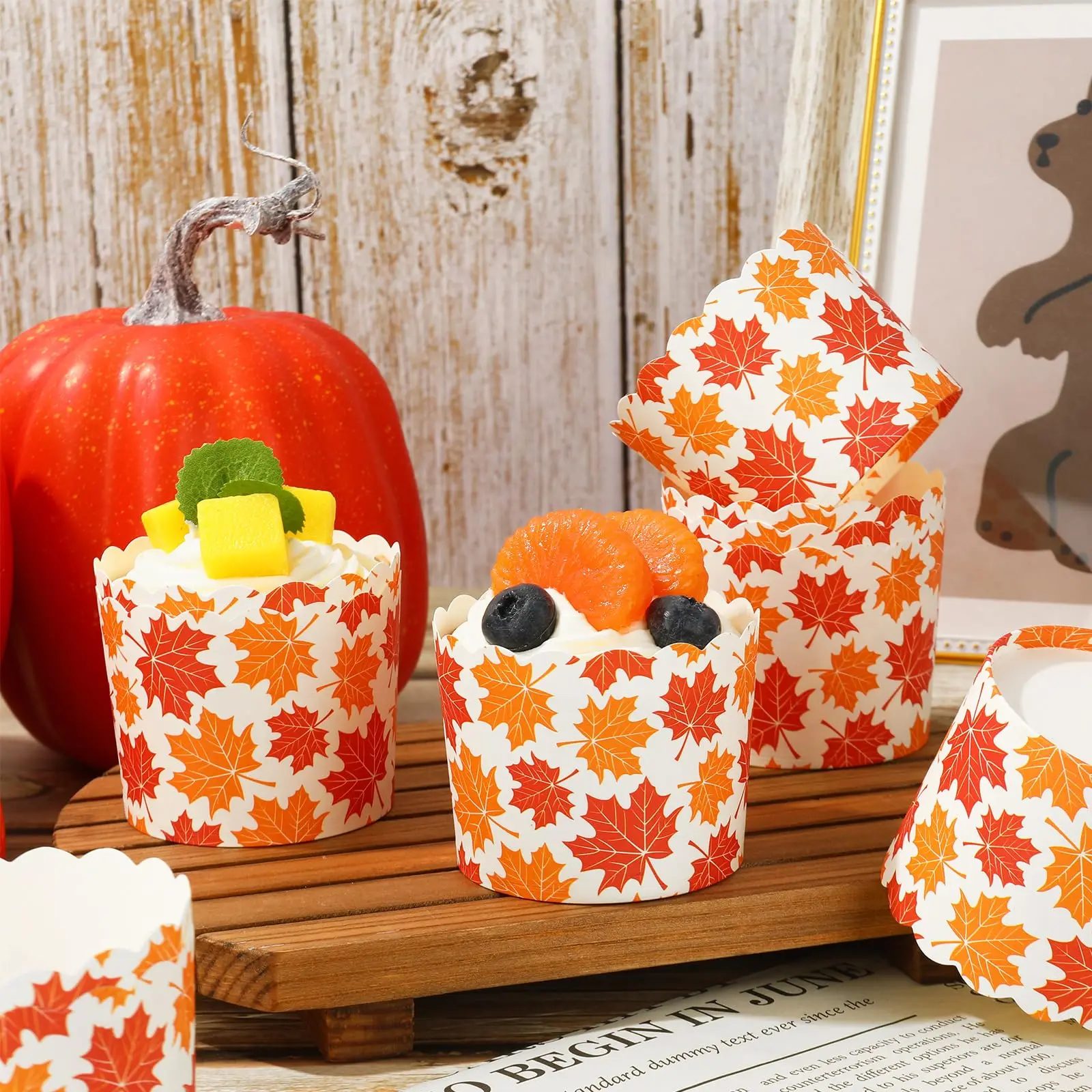 Beautiful Paper Baking Cups Bakery Use Natural Muffin Cupcake Liners Paper Baking Cups