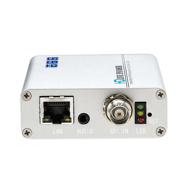 Haiwei h.264 h.265 SDI To IP Live Streaming Video Audio Encoder HTTP, RTSP, RTMP, RTMPS, UDP Facebook Live Streaming