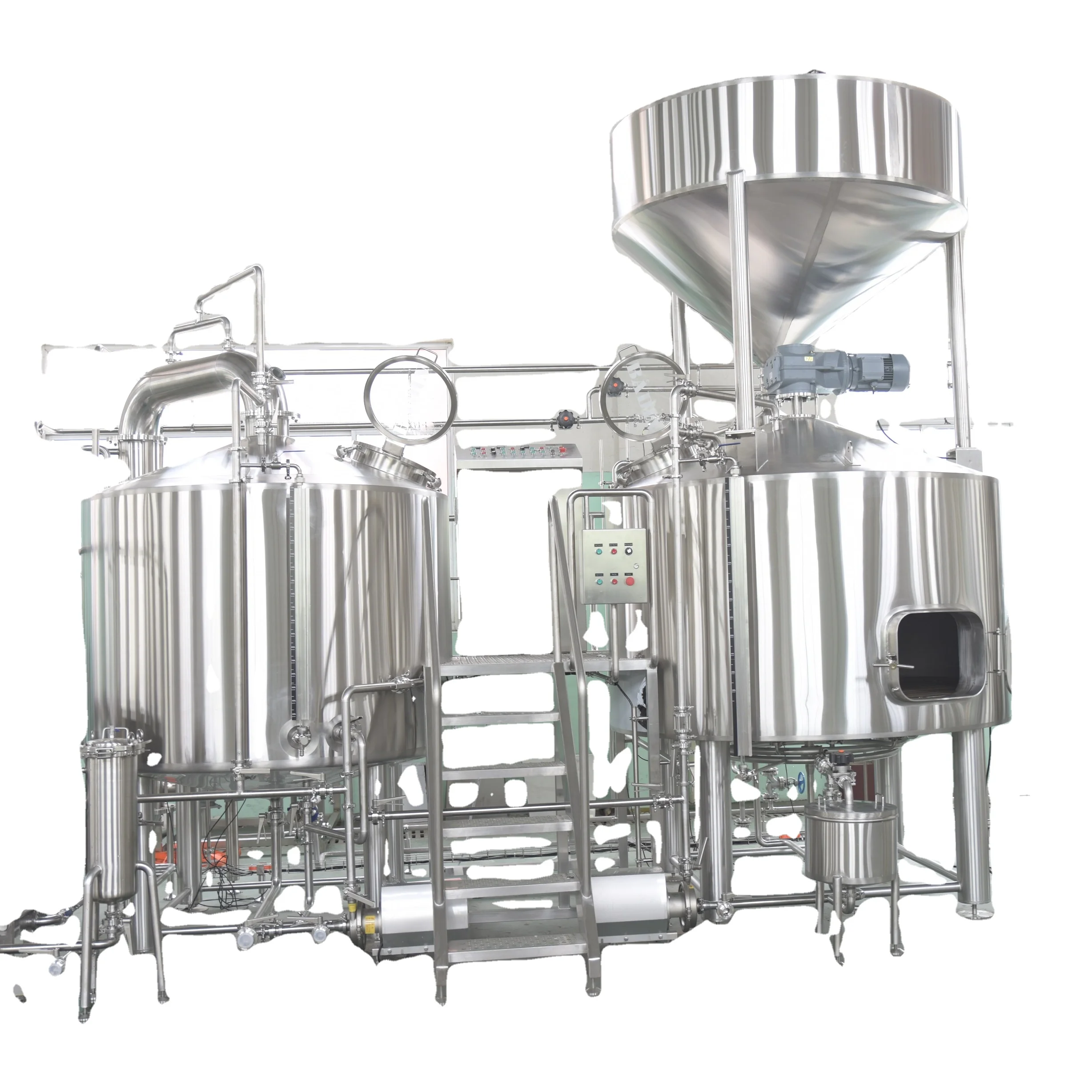 
1000L 2000L stainless steel beer fermentation beer brewery equipment micro brewing machine turnkey nano brewery system 