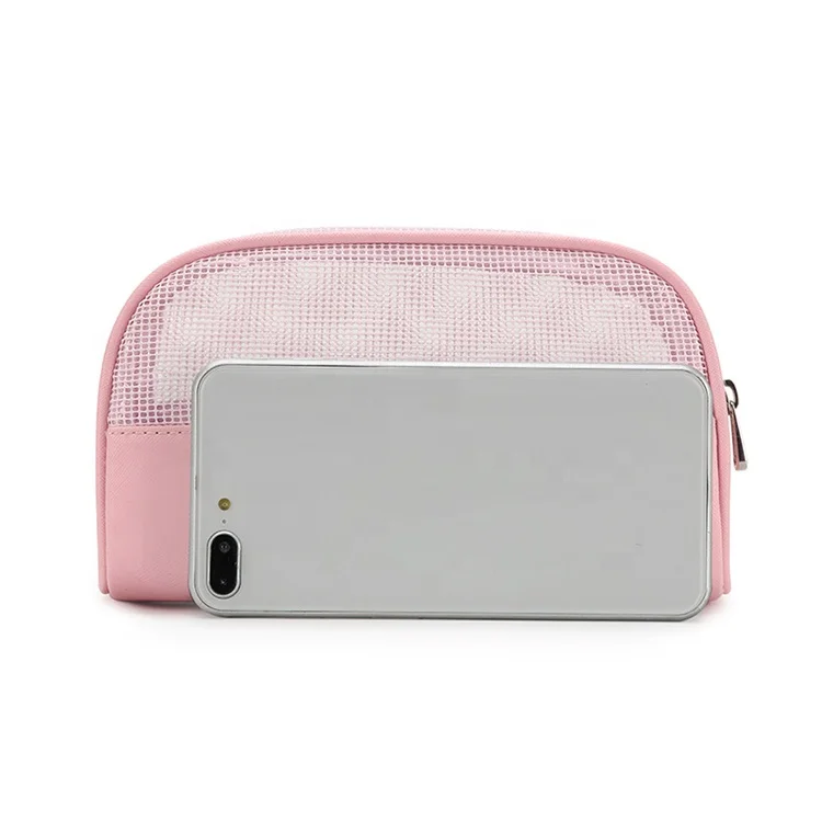 Leather Makeup Bag Cosmetiqueras Make Up Bag Pu Vegan Leather Travel Cosmetic Pouch Toiletry Bag