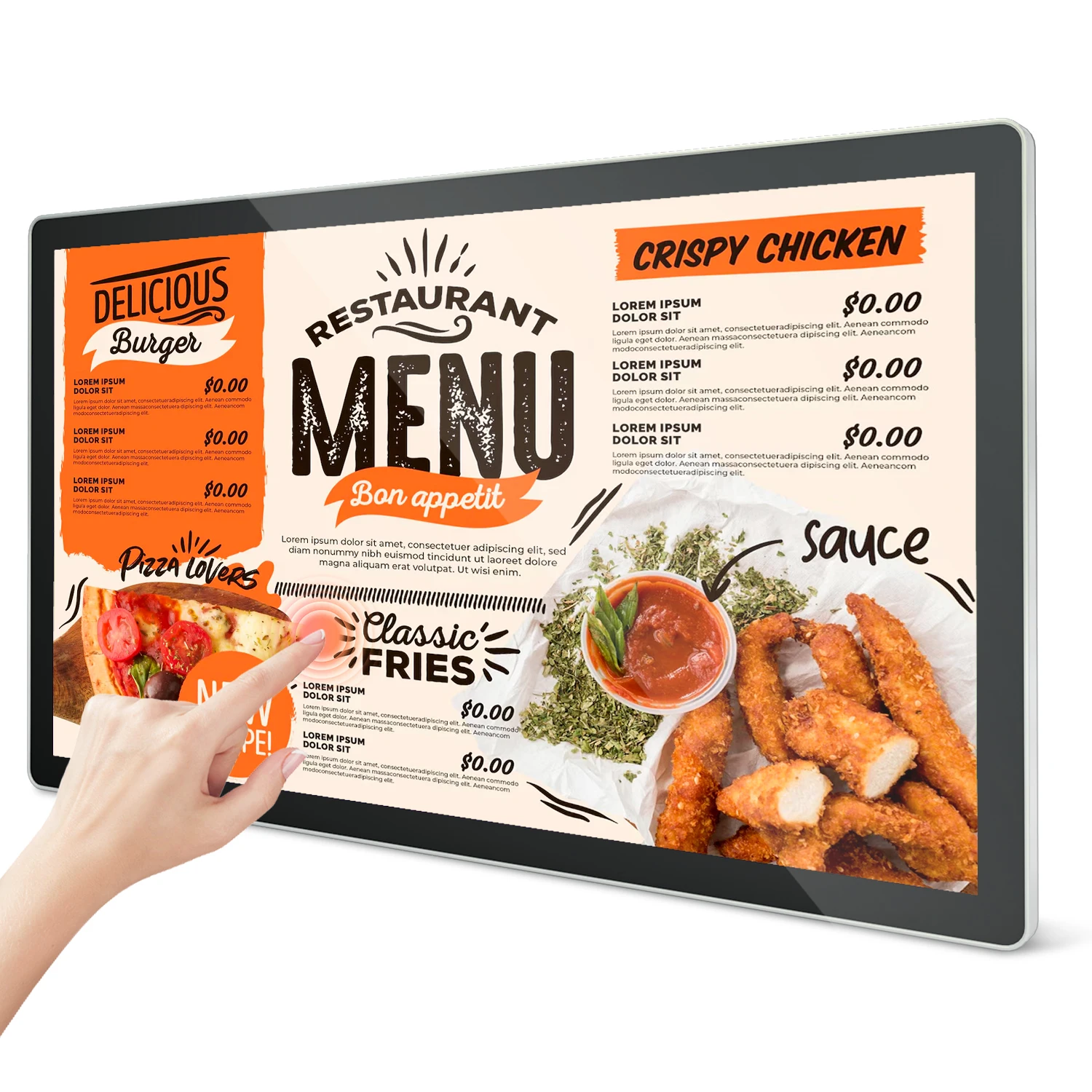 21.5 Inch Full HD Wall-Mounted Digital Signage Social Media Integration for Engaging Brand Stories in Showrooms Exhibitions