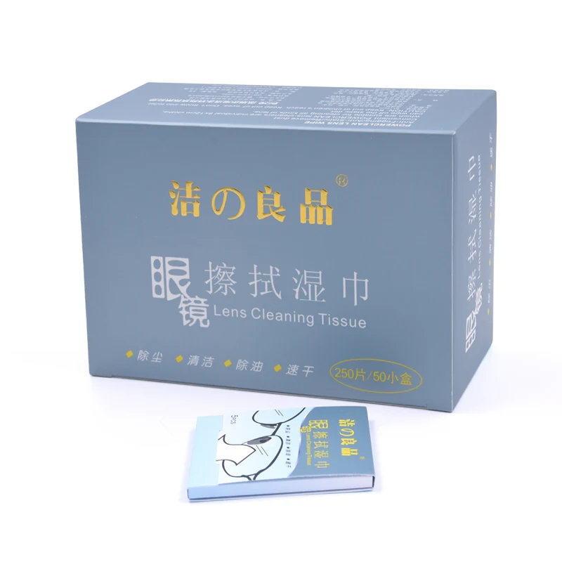 Top Sale Guaranteed Quality Anti-fog Glasses Cleaning Individual Wipes
