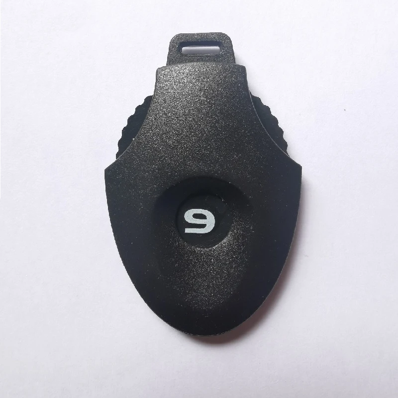 Custom made ABS plastic golf wood headcover accessories OEM golf rolling number tag for golf fairway hybrid head covers