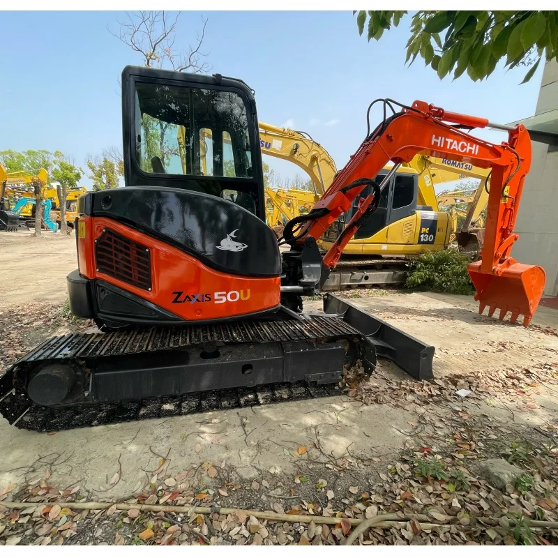 Экскаватор б/у HITACHI ZX50U мини 5 тонн 2023 99% новая Япония Новое поступление EPA CE Хорошее состояние горячая Распродажа бутик низкое рабочее время