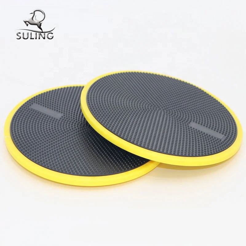 High Quality Fitness Body Building 2 Pack Push-up Floors Sliding Dual Sided Gliding Discs Ab exercise Core Sliders set