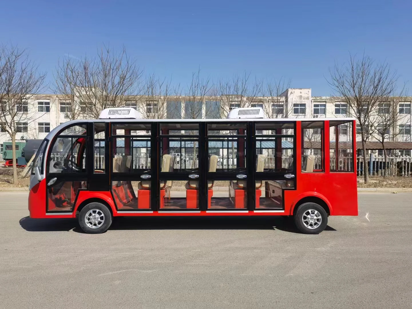 OEM electric tourist bus & car with 17 passengers
