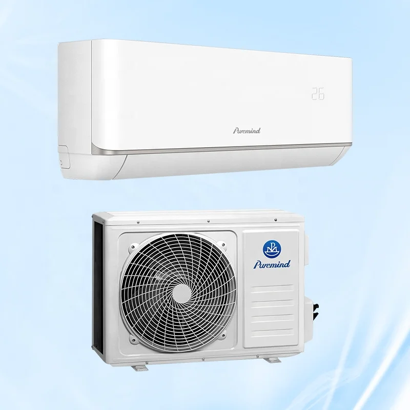 Puremind DC Inverter Split Air Conditioners for Home R32 12000Btu 18000Btu Air to Air Wall Mounted AC Unit Ductless Wifi Control
