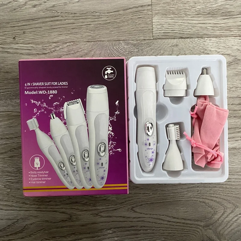 
Female hair remover Electric whole body hair shaving machine does not harm the skin hair trimmer charging hair remover 