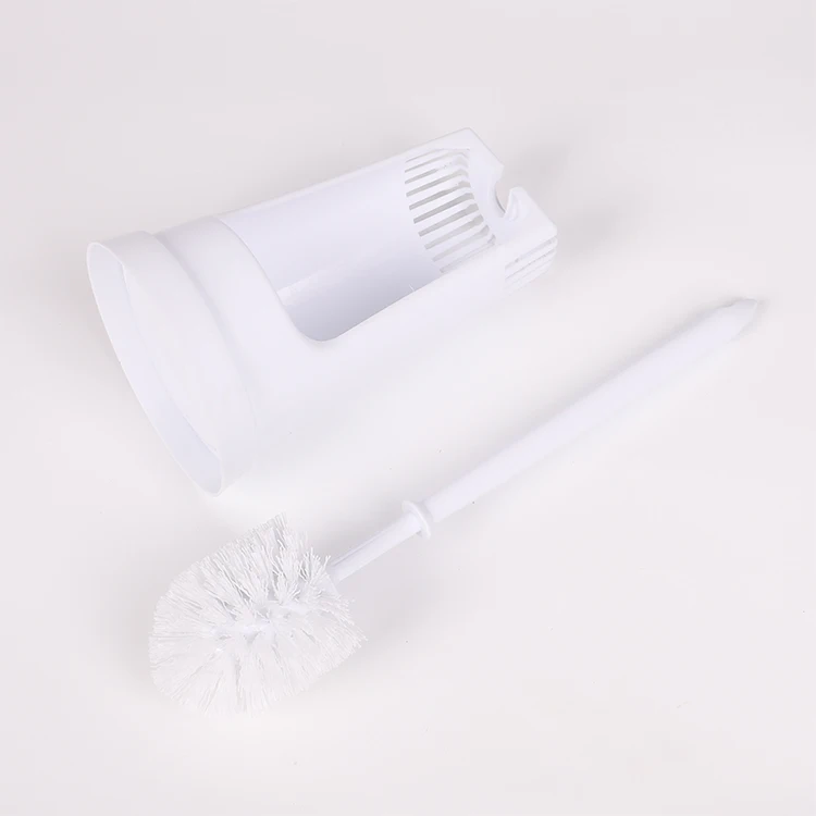 Top Sale Bathroom Accessories Round Toilet Floor Brush Plastic Home Cleaning Brushes With Handle