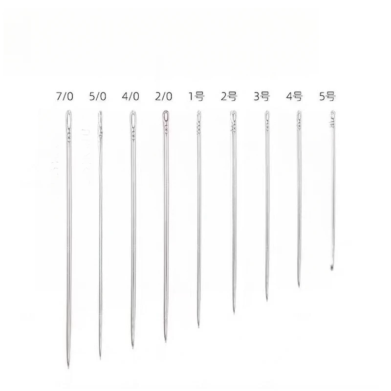 Hot sell  hand sewing needle paper packing sewing quilts steel needle to make shoes extended extra fine size needle sewing tools