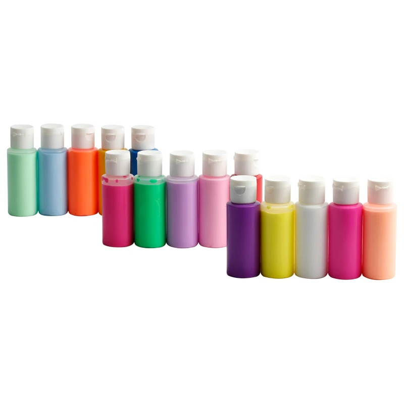 Набор акриловых разливающихся красок Amazon 12 классических цветов для высокой текучести и готовности к