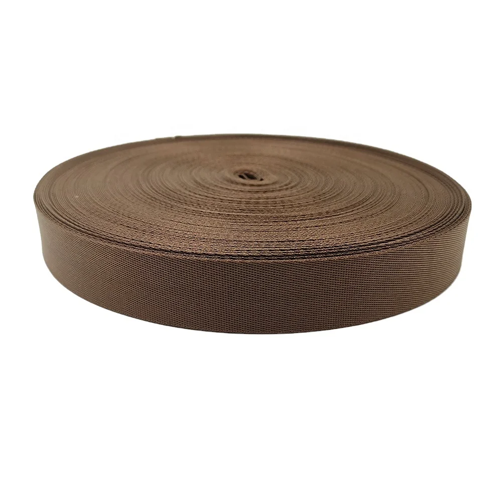 100% Polyester Factory Supply Woven Straps For Bag Handles 25mm Webbing Strap Woven Tapes