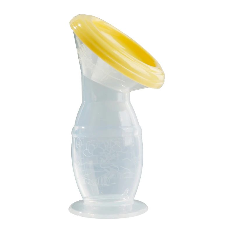 Leatchliving BPA Free Mother Care Best Manual Breast Pump With Suction Food Grade Silicone Milk Collector