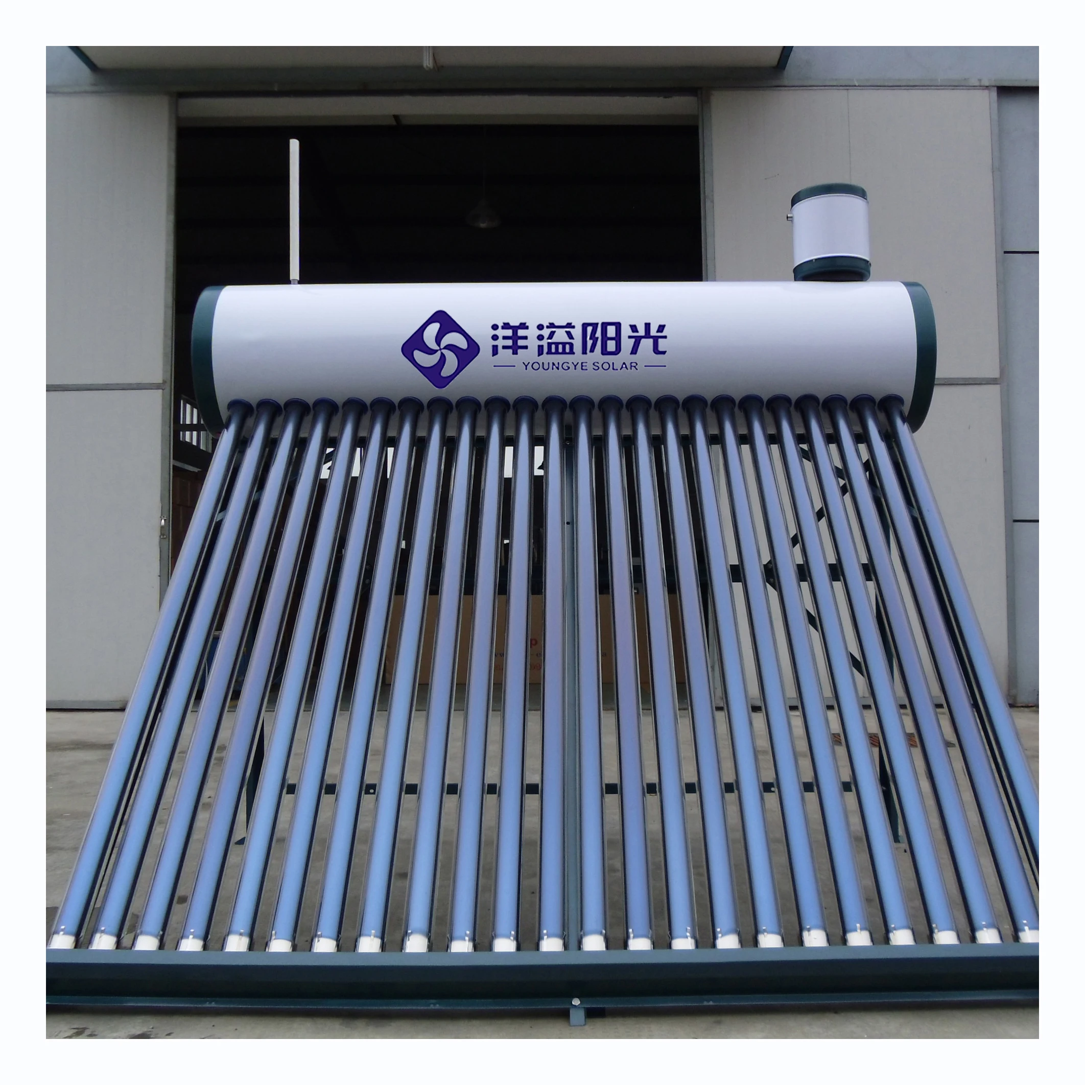 Pre-heated pressure solar water heaters heat up quickly and very comfortably for tired people