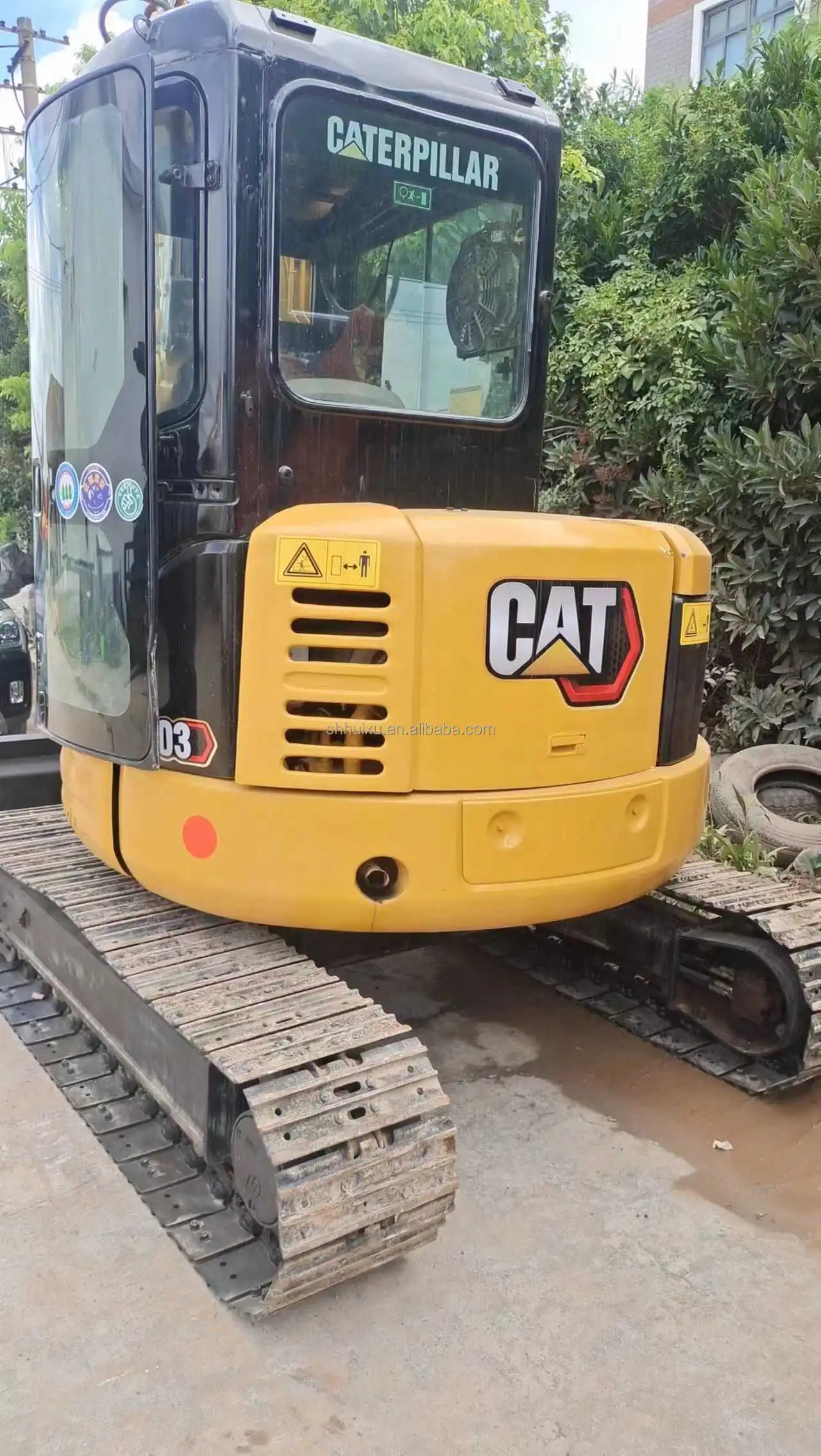 used walking excavator  CAT303 with driving cab  second hand digger mini excavators for sale used mini excavator sales
