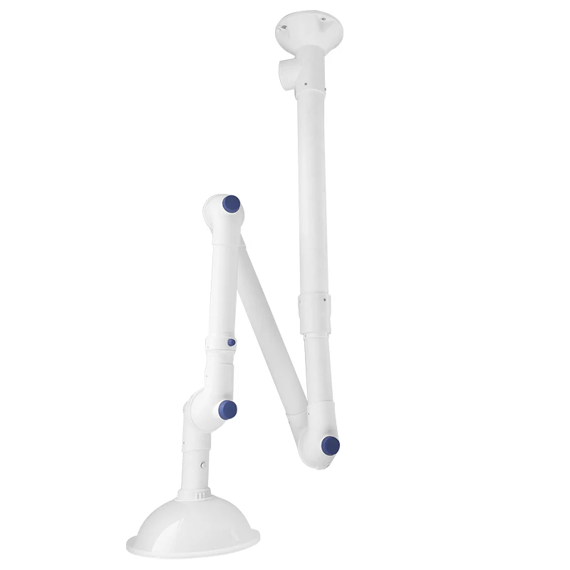hospital equipment universal gas fume extractor hood universal exhaust fume extraction arm smoke purifier mobile fume extractor