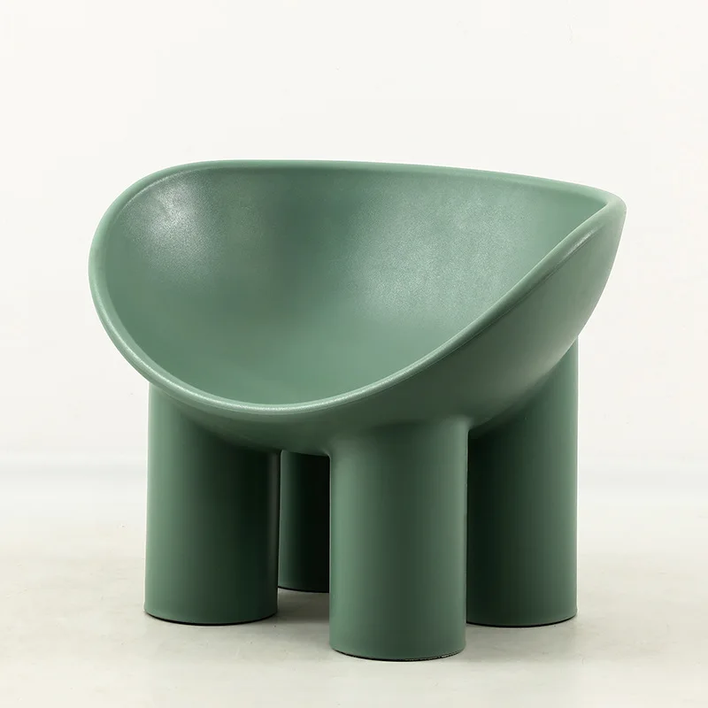 Best Outdoor Wedding Decoration Nordic Elephant Leg Chair - Lazy Leisure Round Shaped Chair & Light Luxury Stool