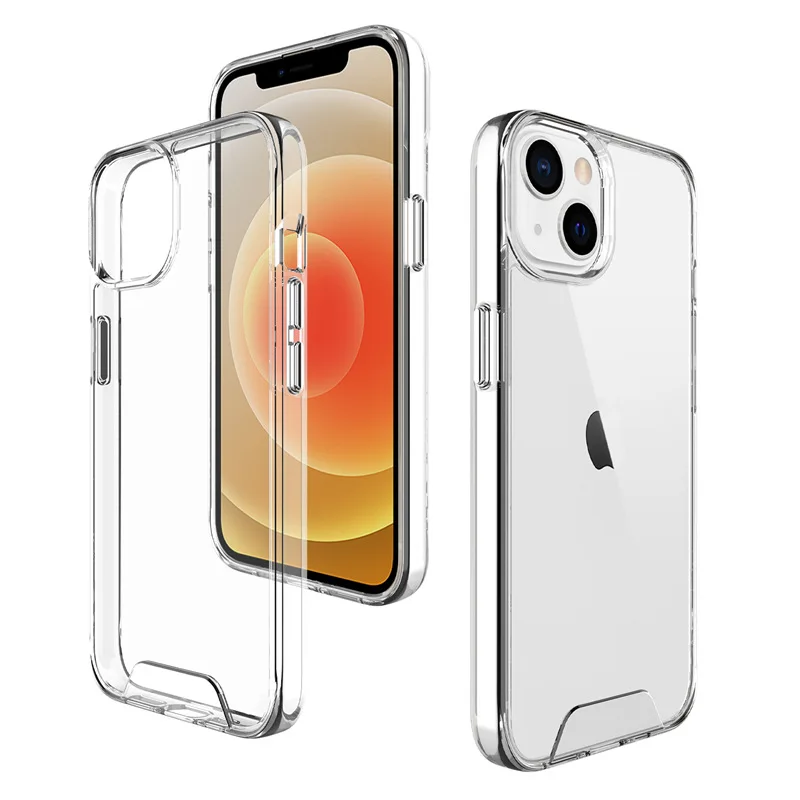 Для нового iPhone 12 прозрачный Анти-шок чехол из ТПУ + акрил 1,5 мм сотовый Чехол для телефона, задняя крышка, оптовая продажа