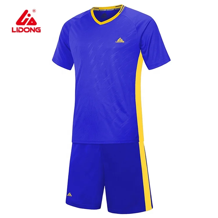 
2020 Wholesale V-neck sublimated sports soccer practice jersey football shirt 