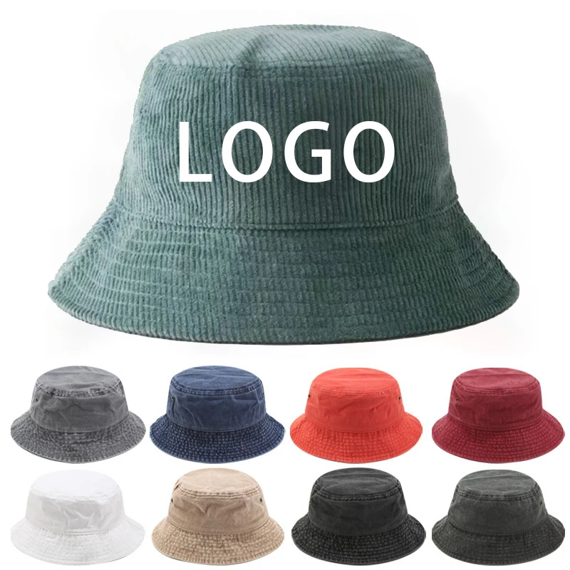 Wholesale Colorful Custom Digital Printing Embroidery Sublimated Blank Hat Fishing Bucket