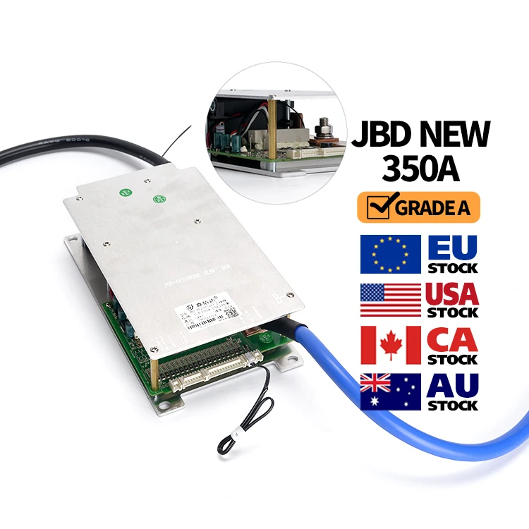 Новый 350A JBD Smart 7S-20S 200A 8S 16S 20S 24V 48V 60V BMS с bluetooth UART для домашнего хранения lifepo4 320Ah akku