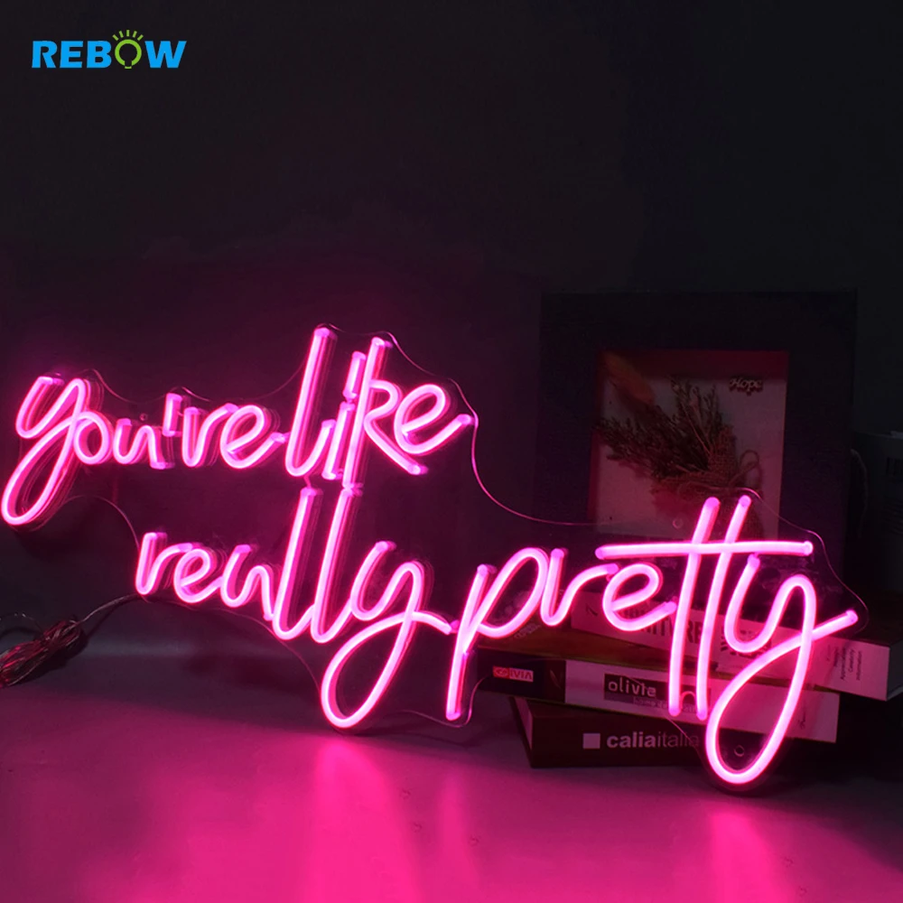 Dropshipping Outdoor Waterproof Lighting Decoration Light Letters Led Custom Neon Sign