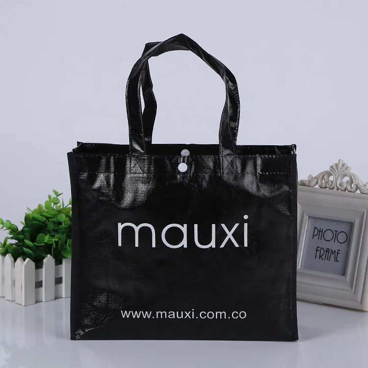 Custom Printed Logo Reusable Grocery Bag Gift Non Woven Shopping Bag Non-woven Cloth Bag