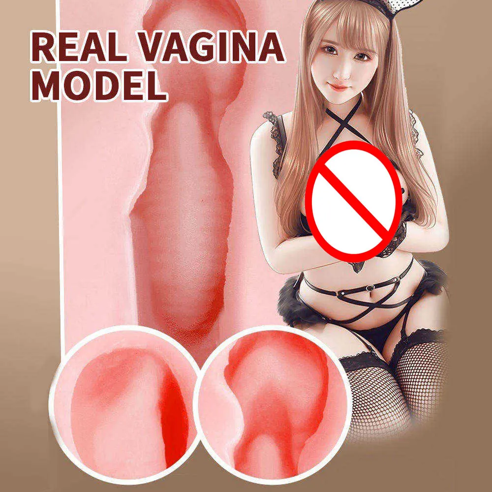 New Hot Selling Pussy Masturbation Cup Double Channel Mini Silicone Vegina Sex Toy for Men Male Masturbation Toys