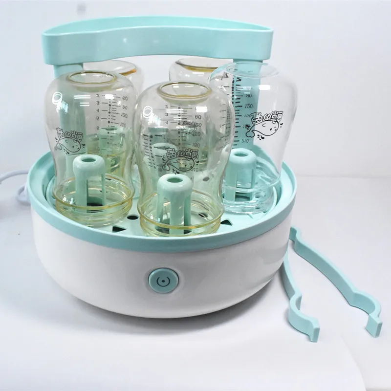 Hot Sale Baby Bottle Sterilizer One Touch Smart High Temperature Steam Sterilizer Holds 6 Bottles BPA Free