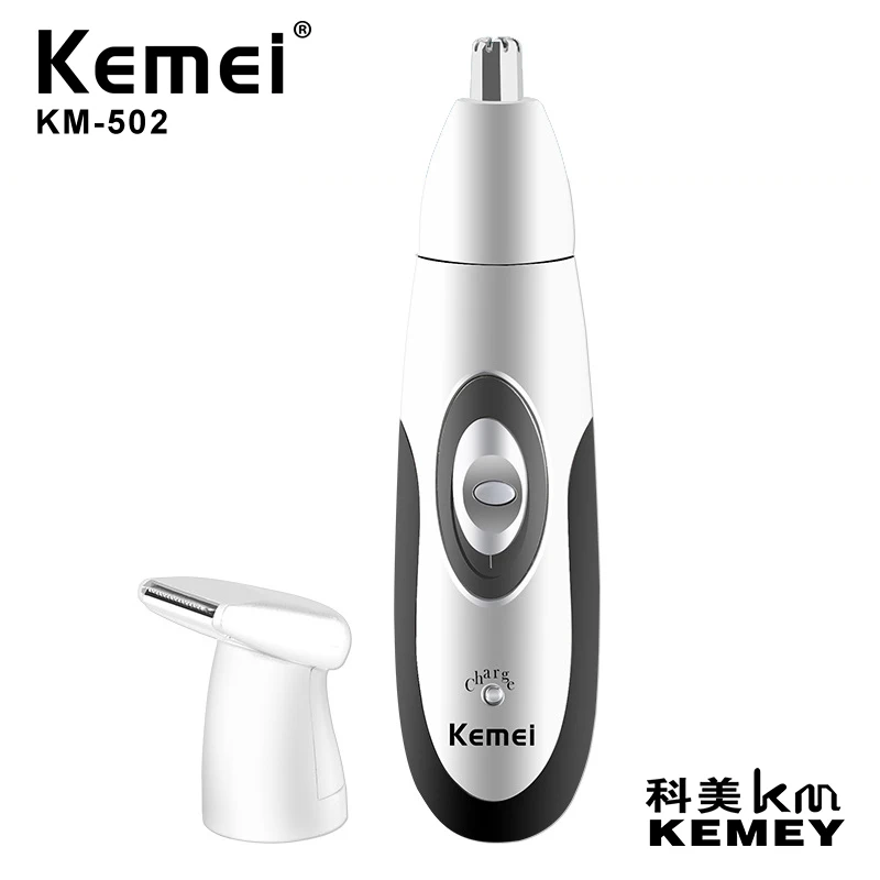 Made in China facial beauty tools ear and nose hair trimmer Kemei KM-502 wholesale