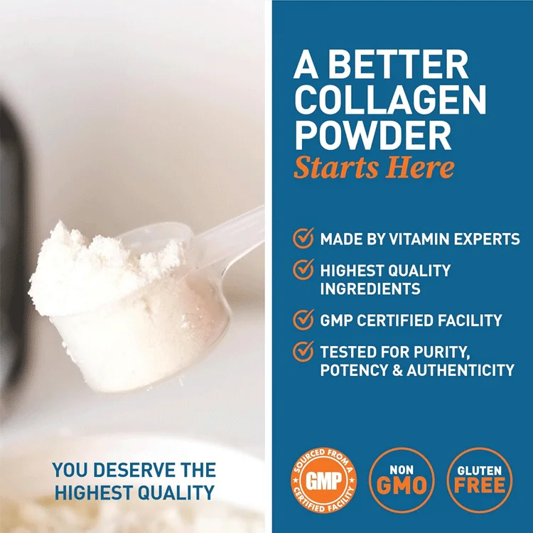 Wholesale Protein Powder Drink Peptides Grass Fed Hydrolyzed Bovine Collagen for Skin