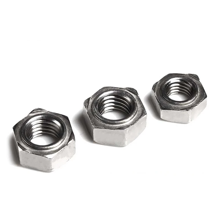 DIN 929 Hexagon Weld Nuts 304/316 Stainless Steel Carbon Steel Weld Hexagon Nuts