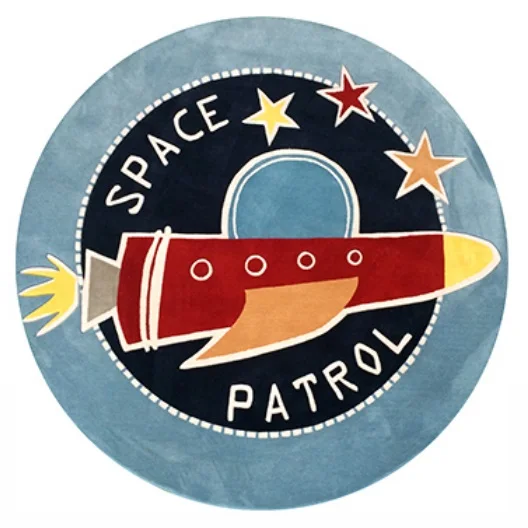 Роскошные Мультяшные коврики для детской комнаты, чистый Новозеландский шерстяной ковер ручной работы на заказ для детской комнаты