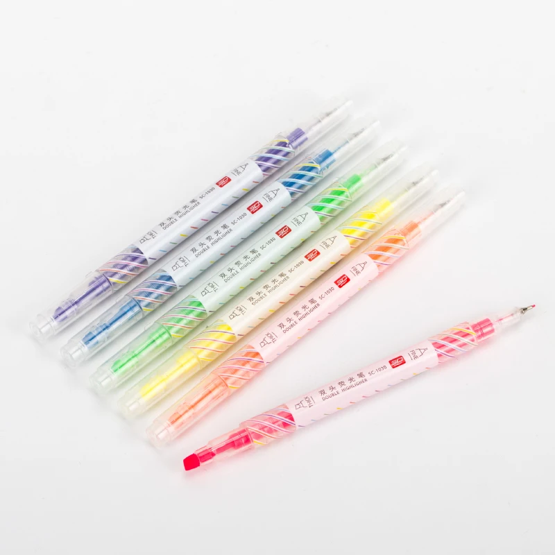 Special Hot Selling Wholesale Waterproof Vivid Color Pen Markers Highlighters