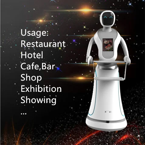 
Service Waiter Robot Automatic Room Humanoid Intelligent Catering Meal Food Delivery Smart Home for Restaurant Spare Parts INDIA 