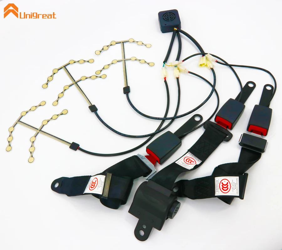 New best quality bus car seat occupancy sensor with Seat belt latch Buckle clip buzzer hummer for passenger remind safety