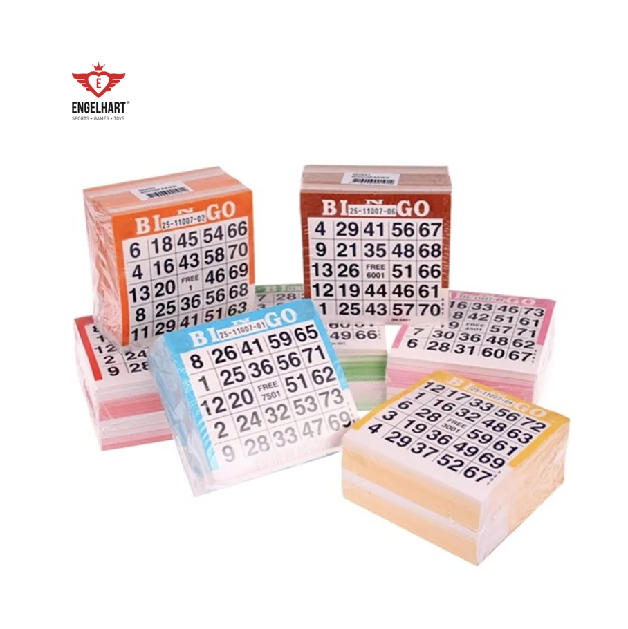 Longfield Games Bingo scoreblock  500 tickets in one color Educational High Quality Paper Scoresheet single use