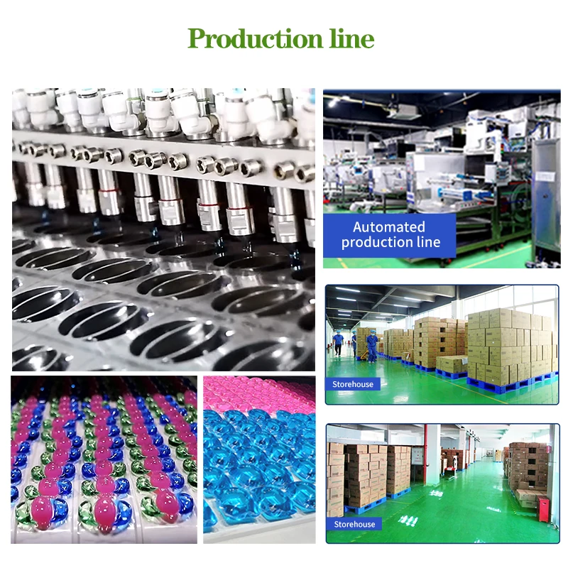 3 In 1 Scented Softener Colorful High Efficiency Laundry Detergent Pods For Clothes Washing