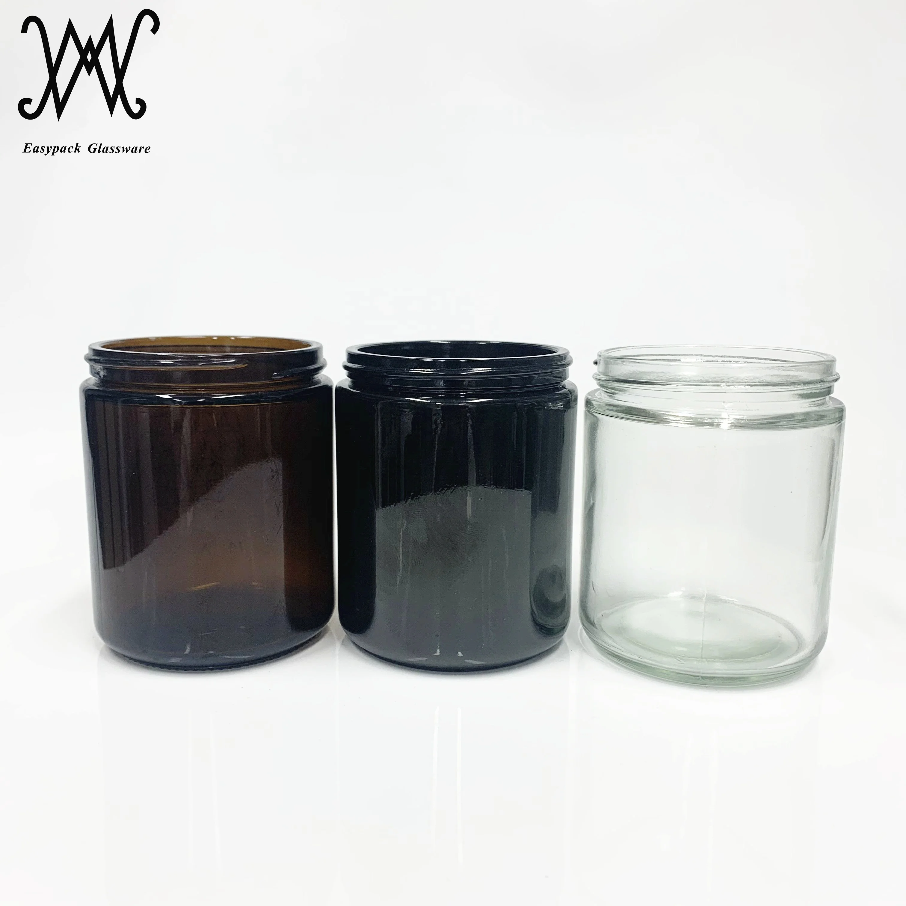 1000 мл контейнер для проб из янтарного стекла с прямой стороны