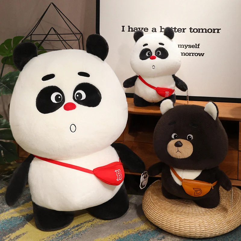 Fluffy Soft Skin-Friendly Stretch Cotton Plump Panda Toy