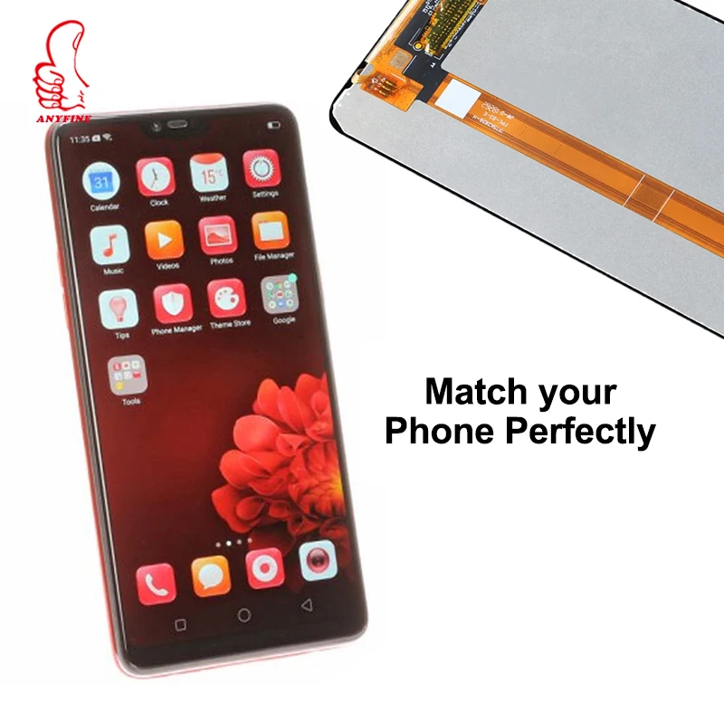 For oppo lcd for oppo a3 lcd For oppo a3s display Pantalla with Digitizer Assembly Repair lcd a3s