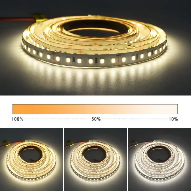 120leds SMD2835 Flexible LED Strip DC12V 24V 19.2W/M High CRI90 RA95 LED Ribbon