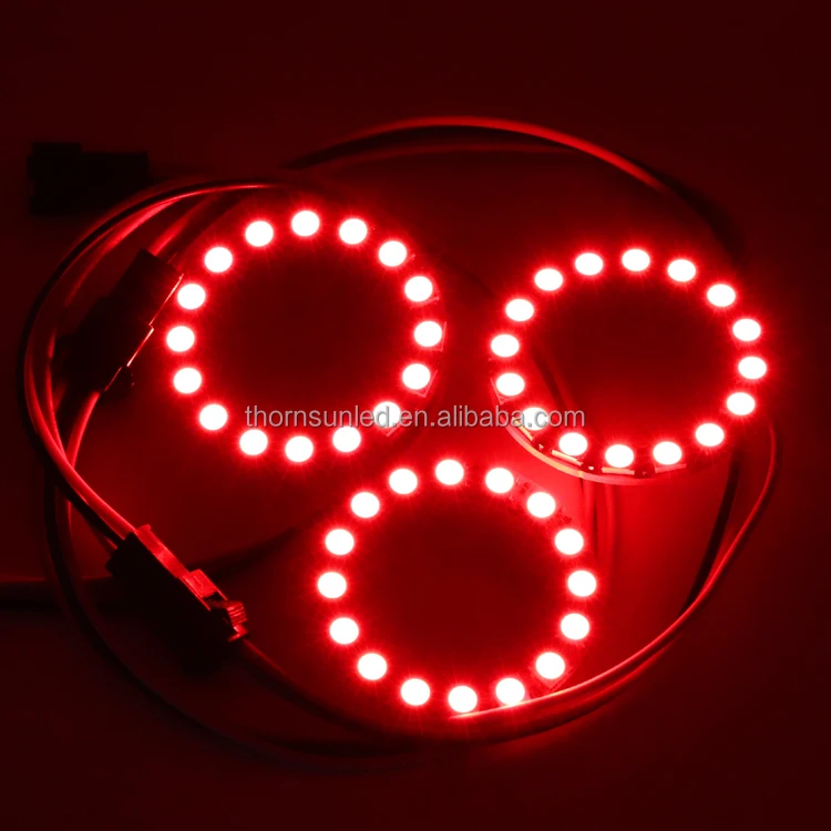 
drop ship 5v sk6812 led ring 16led ws2812b led ring rgb ws2812 led halo ring led 