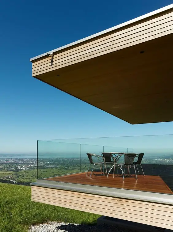  Factory direct price Anodized Aluminum u channel base glass railing/balustrade handrail for terrace/balcony
