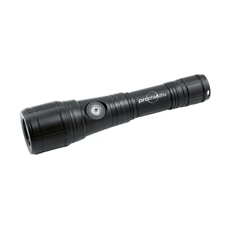 Wholesale Diving Flashlight IP68 Waterproof USB Charging Underwater Aluminum Focus Zoom Scuba Torch Flashlight