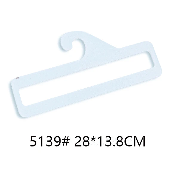 Custom Supermarket Plastic Transparent Towel Hanger Hijab Shawl Scarf Hanger