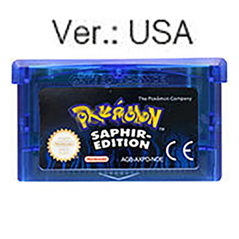 Pokmon видеоигра ретро все в одной карте 32-битный игровой Картридж для gba gameboy advance