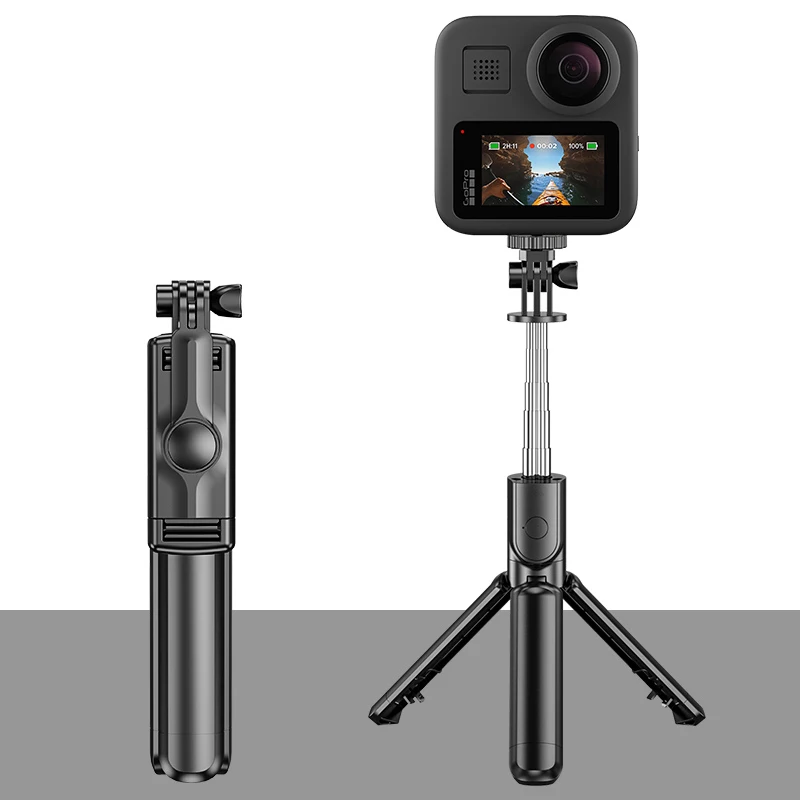 Easy Carring Photo Bluetooth Selfie Stick With Tripod Model