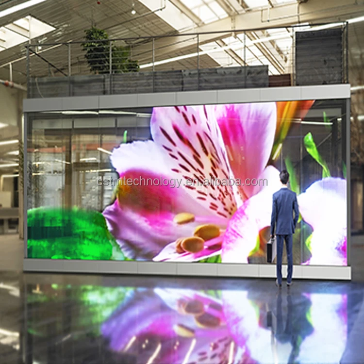 Led Laminated Glass Outdoor LED Photoelectric Glass Display Screen Tempered Glass