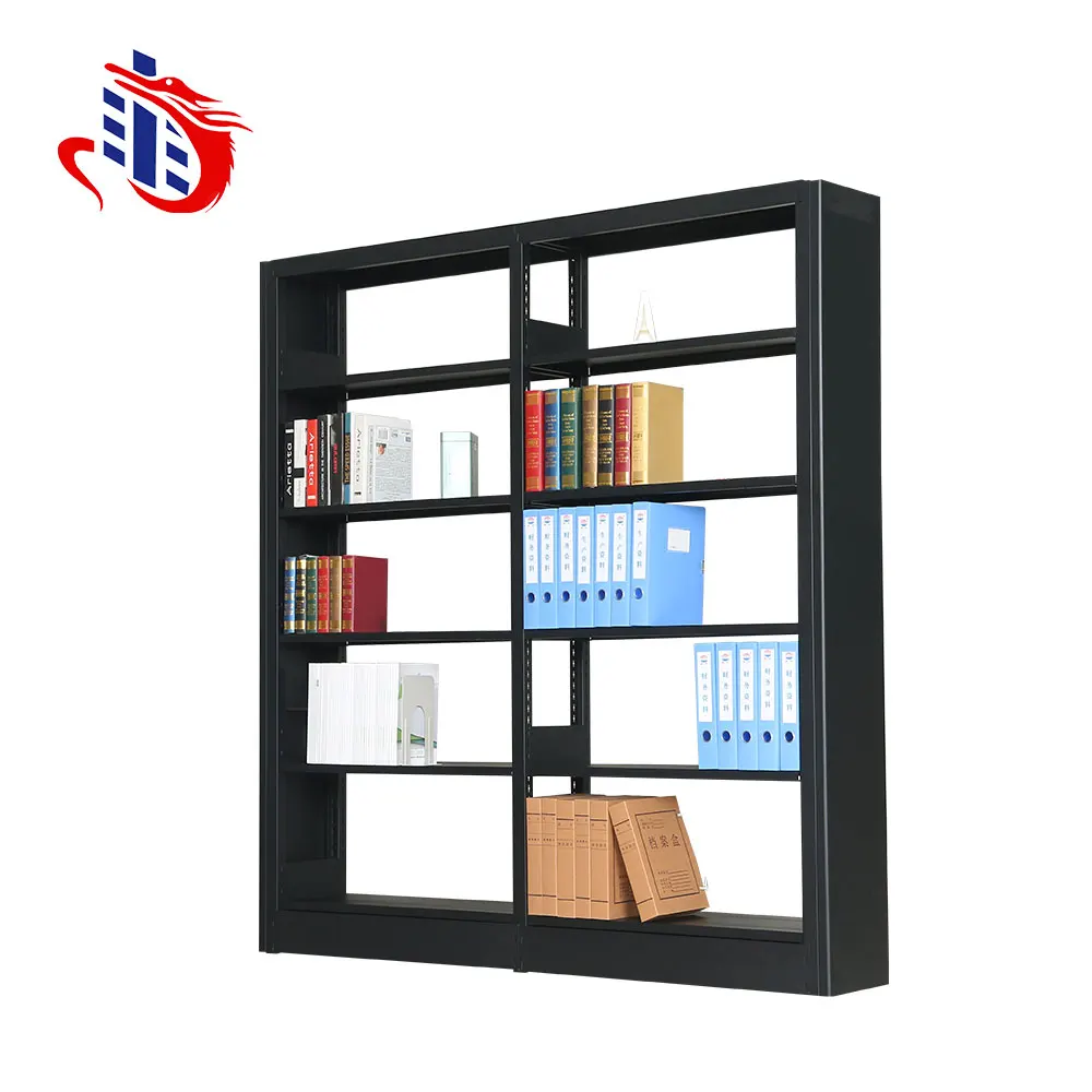 
school furniture woodgrain finish metal bookshelf size library bookshelves 